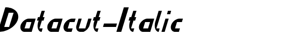 Datacut-Italic.ttf