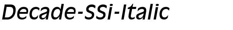 Decade-SSi-Italic.ttf