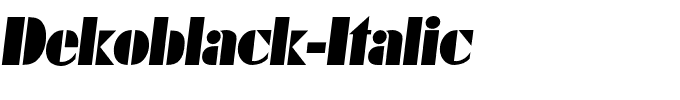 Dekoblack-Italic.otf