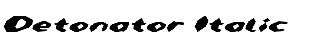 Detonator Italic.ttf