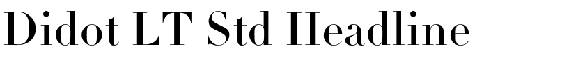 Didot LT Std Headline.ttf