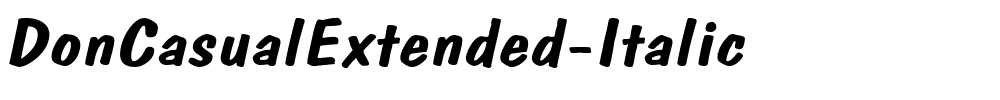 DonCasualExtended-Italic.ttf