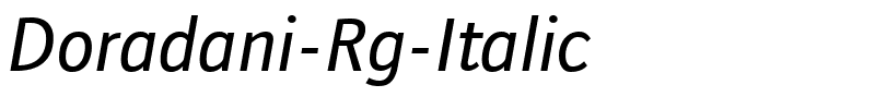 Doradani-Rg-Italic.ttf