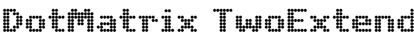 DotMatrix TwoExtended.ttf