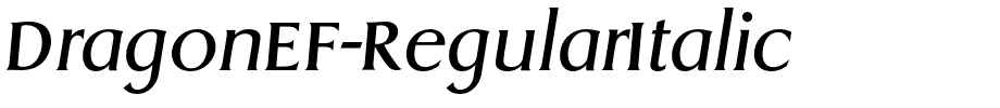 DragonEF-RegularItalic.otf