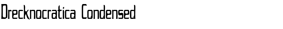 Drecknocratica Condensed.ttf