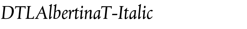 DTLAlbertinaT-Italic.otf