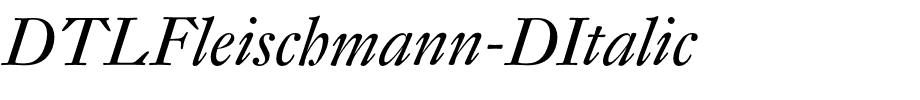 DTLFleischmann-DItalic.otf