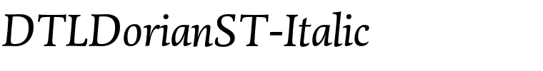 DTLDorianST-Italic.otf