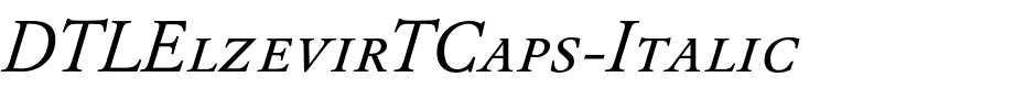 DTLElzevirTCaps-Italic.otf