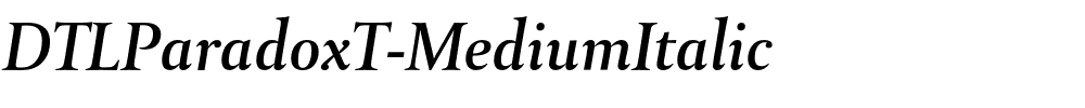 DTLParadoxT-MediumItalic.otf