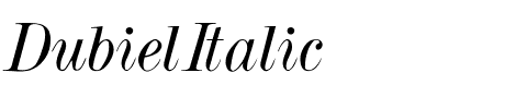 DubielItalic.ttf