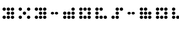 3x3-dots-Bold.ttf