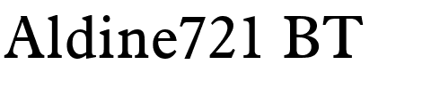 Aldine721 BT.ttf