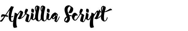 Aprillia Script.ttf