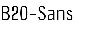 B20-Sans