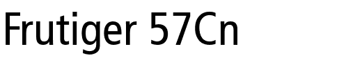 Frutiger 57Cn.ttf