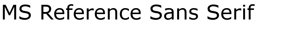 MS Reference Sans Serif.ttf
