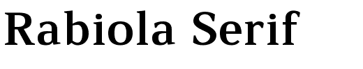Rabiola Serif