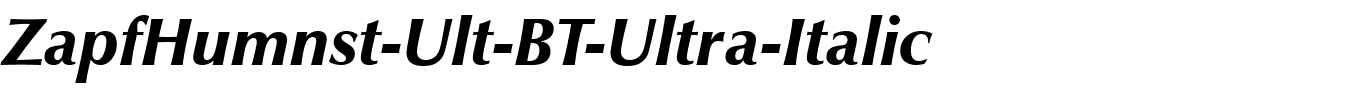 ZapfHumnst-Ult-BT-Ultra-Italic.ttf