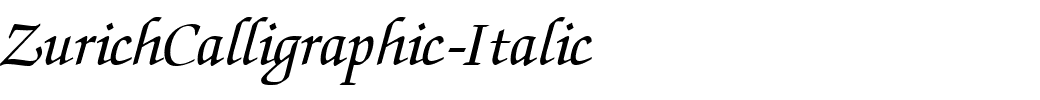 ZurichCalligraphic-Italic.ttf