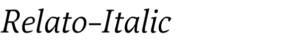Relato-Italic.otf