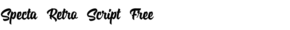 Specta Retro Script Free.otf