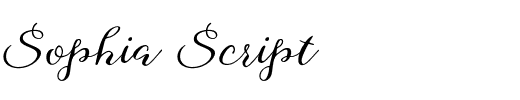 Sophia Script.otf