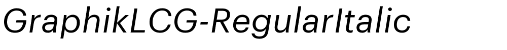 GraphikLCG-RegularItalic